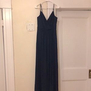 David’s bridal navy gown